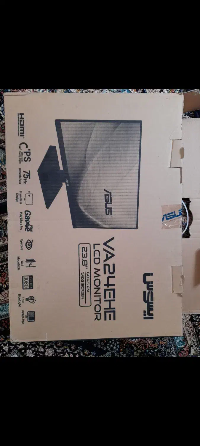 مانیتور ایسوس 24 اینچ|قطعات و لوازم جانبی رایانه|رباطکریم, رباطکریم|دیوار