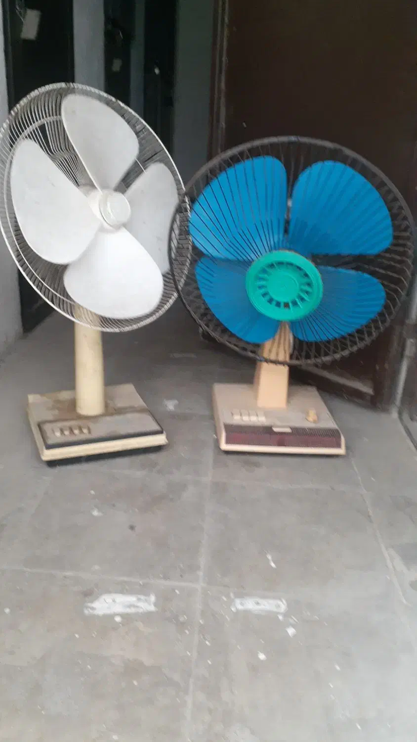 دو عدد پنکه زمینی سه عدد کلید پنکه سقفی|پنکه و تصفیه‌کنندهٔ هوا|گرگان, |دیوار