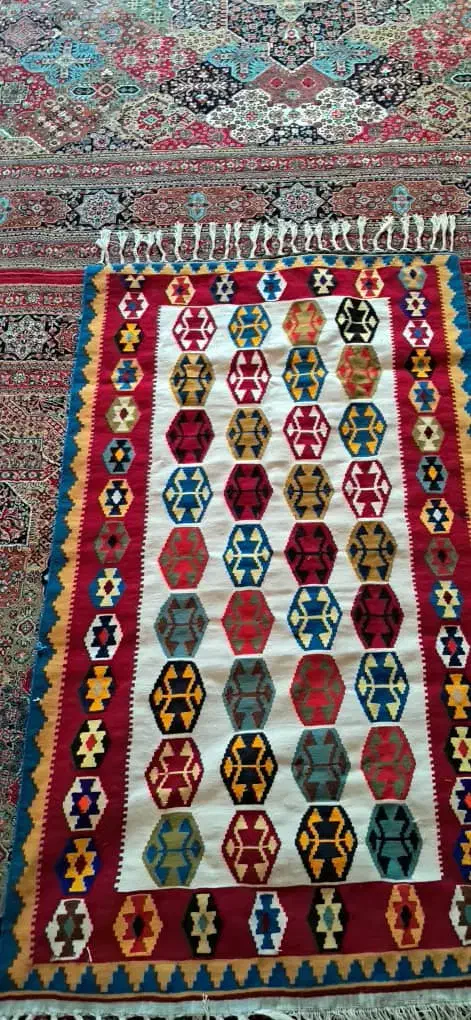 گلیم قشقایی|گلیم، جاجیم، گبه|شیراز, شیخ روزبهان|دیوار