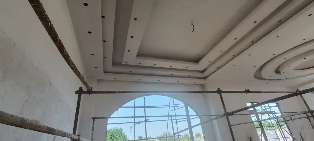 گچ کاری صفر تا صد حتی ی لکه کوچیک|خدمات پیشه و مهارت|تهران, اتابک|دیوار