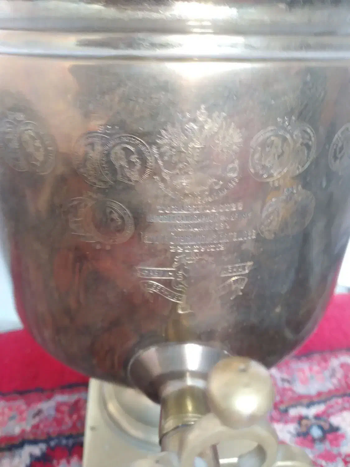 سماور روسی قدیمی|کلکسیون اشیاء عتیقه|باخزر, |دیوار