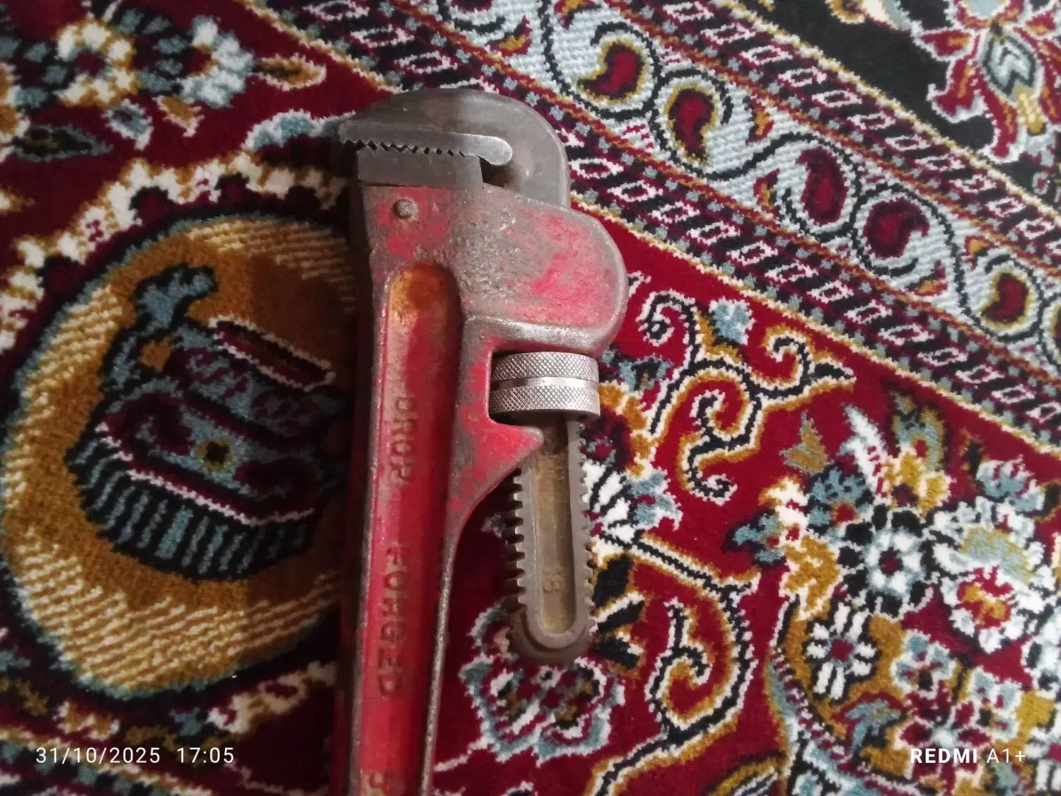 آچار شلاقی یا آچار لوله گیر بزرگ|ابزارآلات|خرمدره, |دیوار