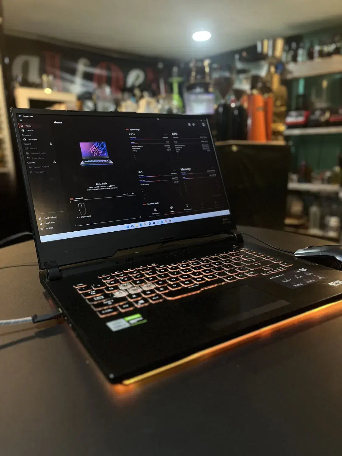 لپتاب asus rog g512 li|رایانه همراه|تهران, فلسطین (میدان انقلاب)|دیوار