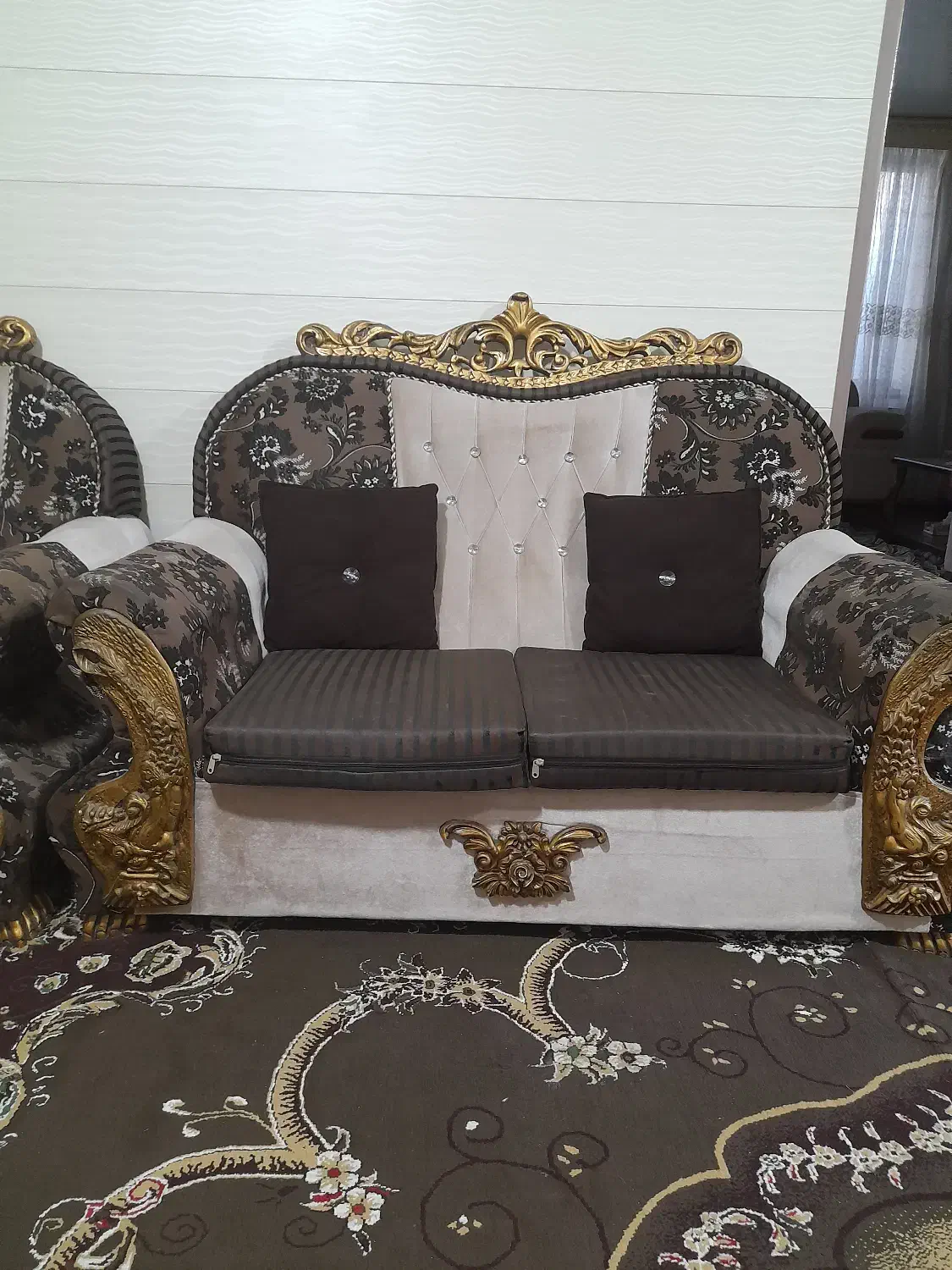 فروش مبلمان ۹ نفره|مبلمان خانگی و میز عسلی|آمل, |دیوار