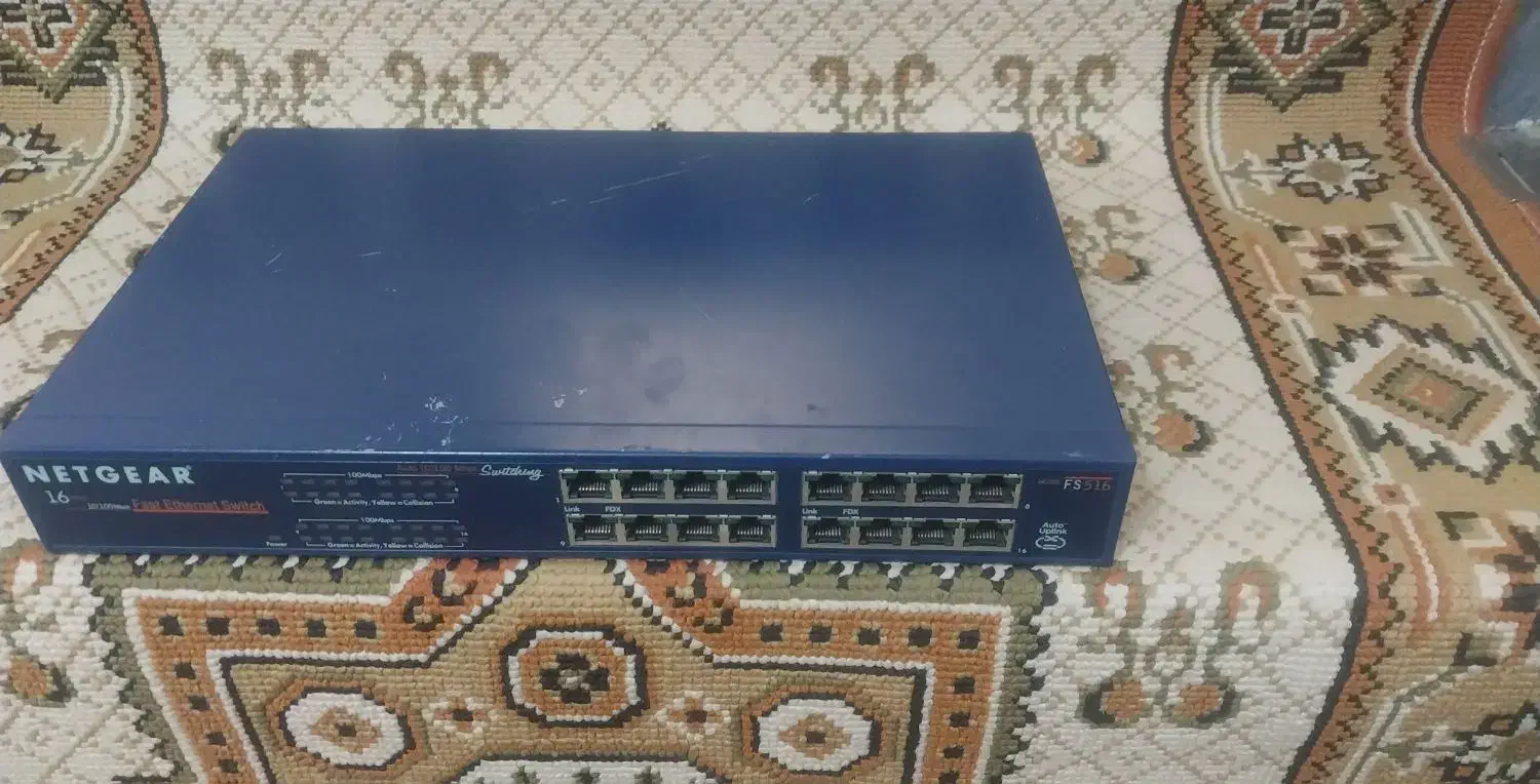 سویچ شبکه ۱۶پورت نت گیر سالم درحدنو|مودم و تجهیزات شبکه|رباط‌کریم, الارد|دیوار