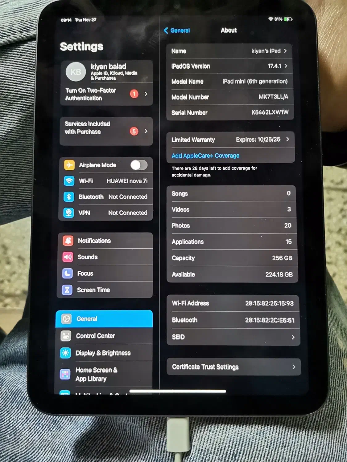 آیپد مینی 6|تبلت|تهران, تهرانپارس غربی|دیوار