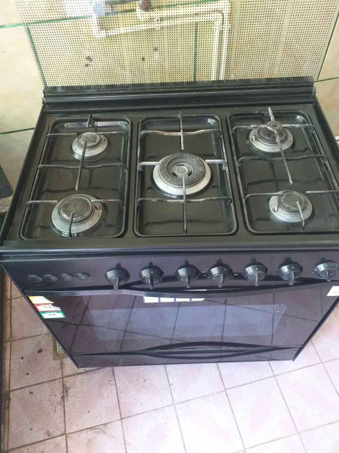 اجاق گاز فر دار پنج شعله|اجاق گاز و لوازم برقی پختوپز|پارسآباد, |دیوار