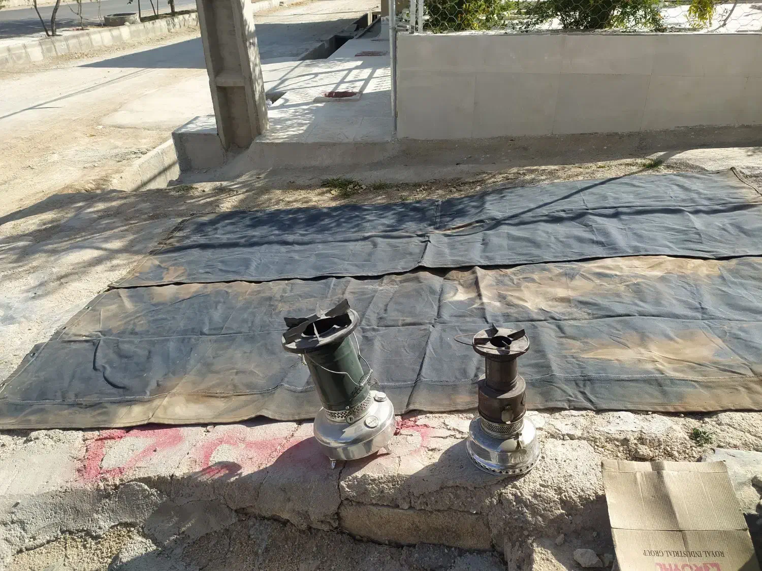 چراغ نفتی باچادردرب پارکینگ|بخاری، هیتر، شومینه|زرین آباد, |دیوار