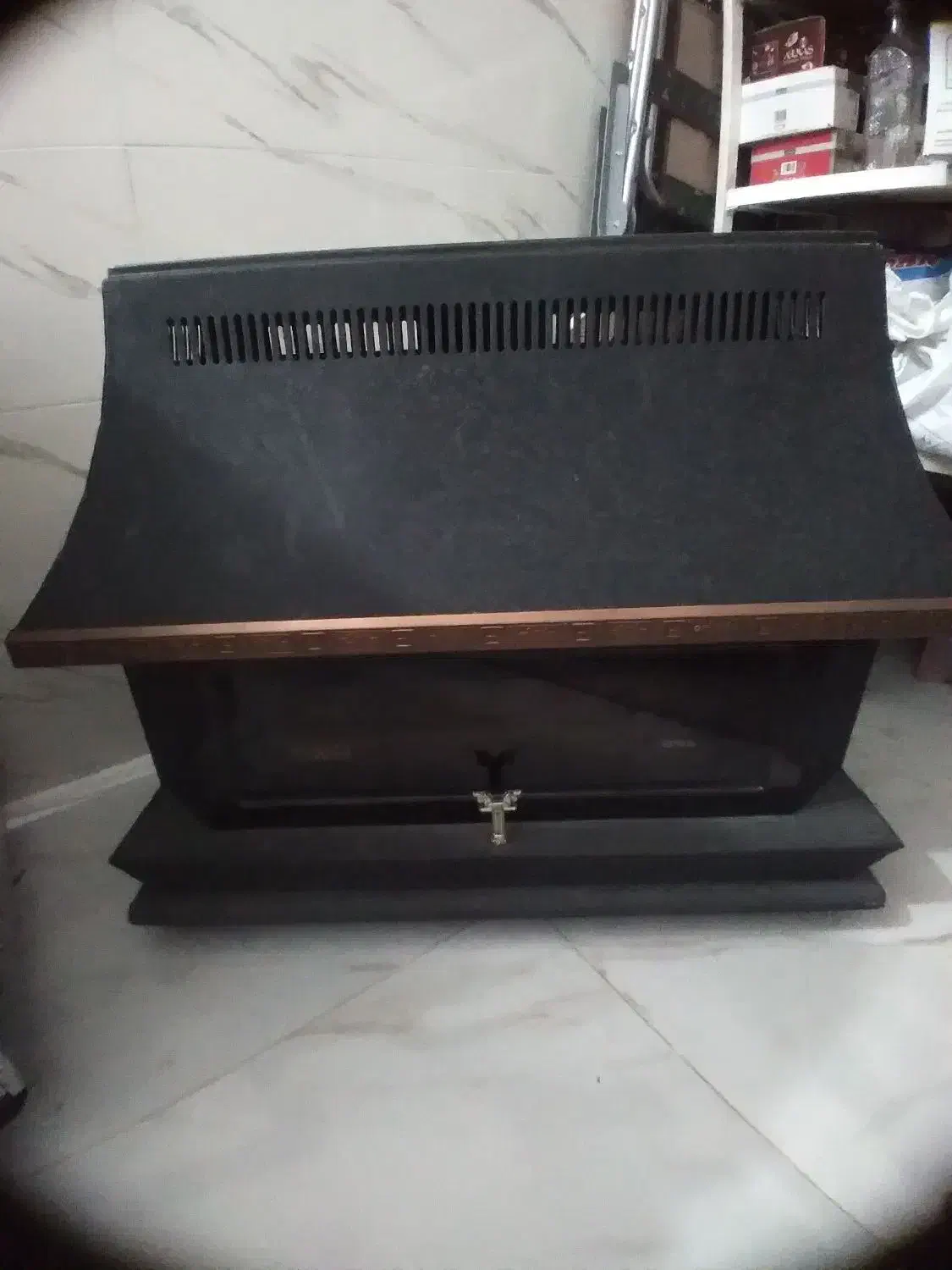 بخاری گازی طرح شومینه بزرگ|بخاری، هیتر، شومینه|قزوین, |دیوار