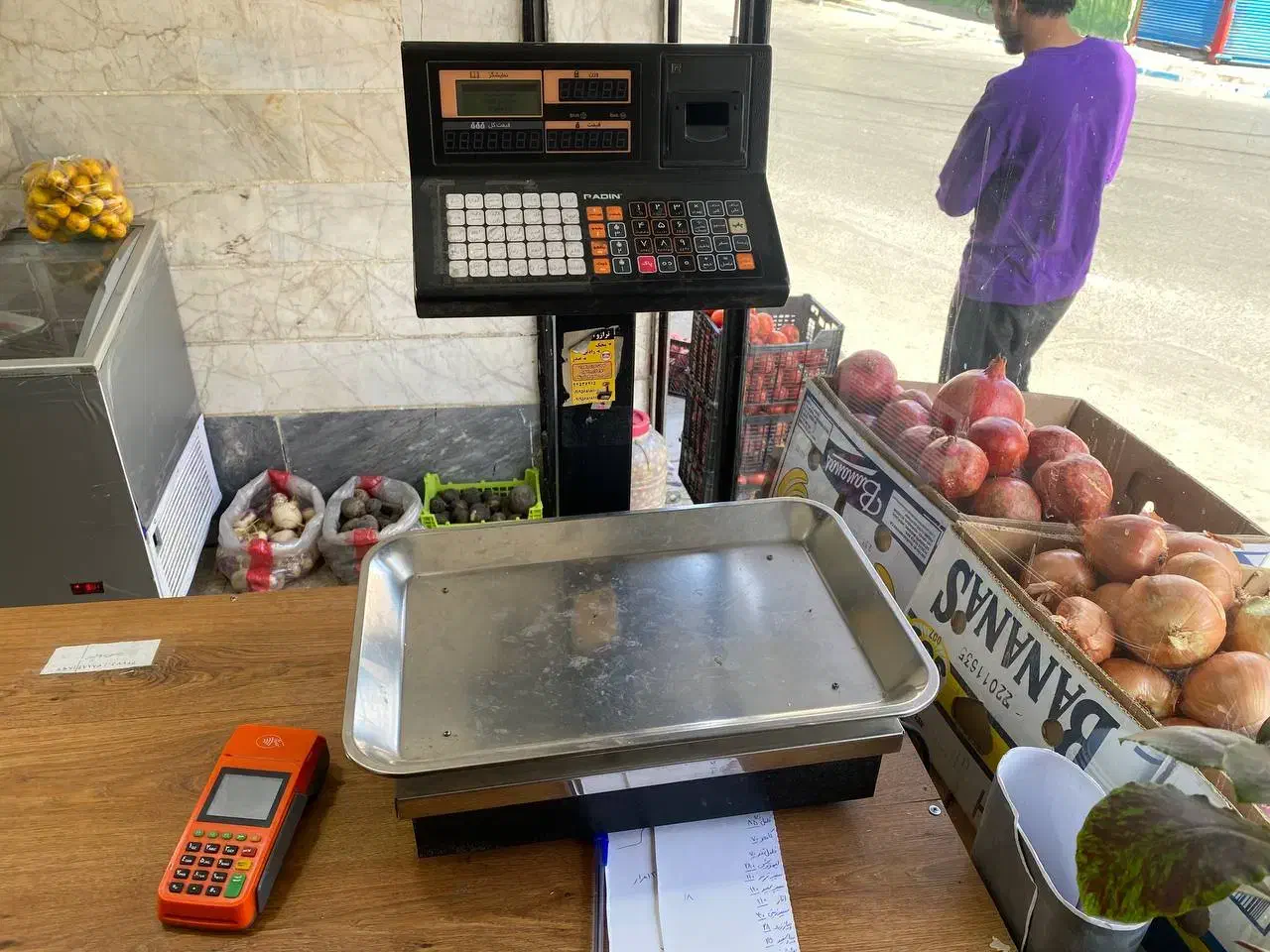 ترازو رادین ۴۰ کیلویی چاپگر ب کارتخونم ول میشه|فروشگاه و مغازه|شهریار, اسکمان|دیوار