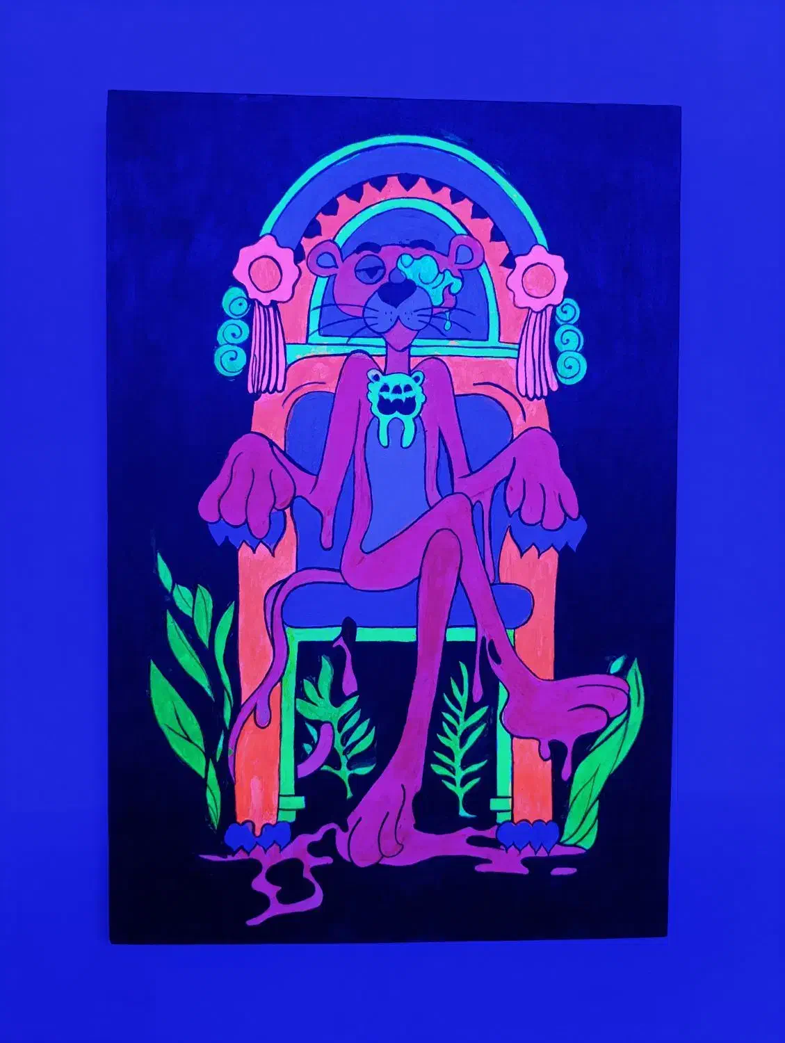 تابلو بلک لایت شبرنگ|تابلو، نقاشی، عکس|فولادشهر, فولادشهر|دیوار