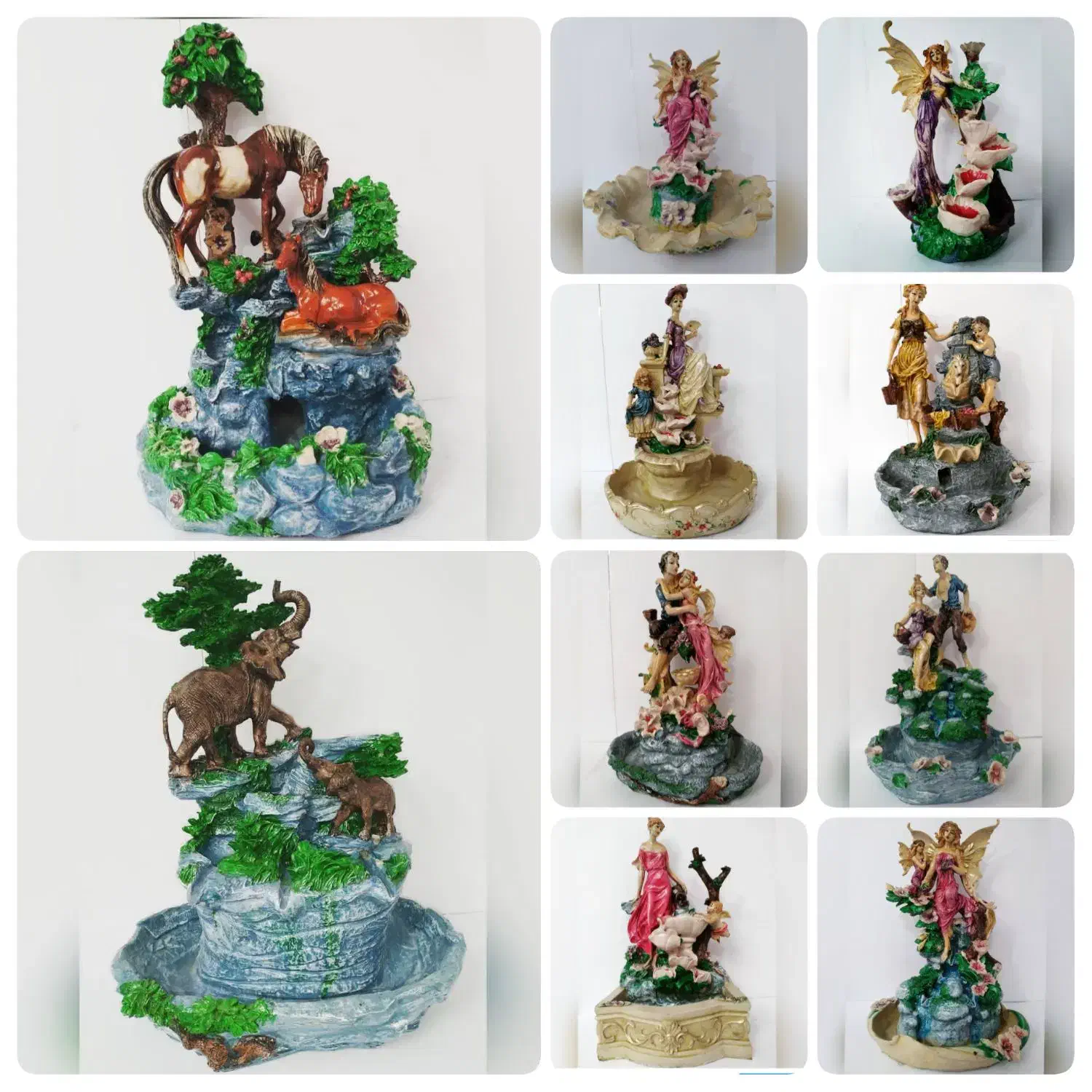 انواع مجسمه پلی استر و پودر سنگ|مجسمه، تندیس، ماکت|خمینی‌شهر, |دیوار