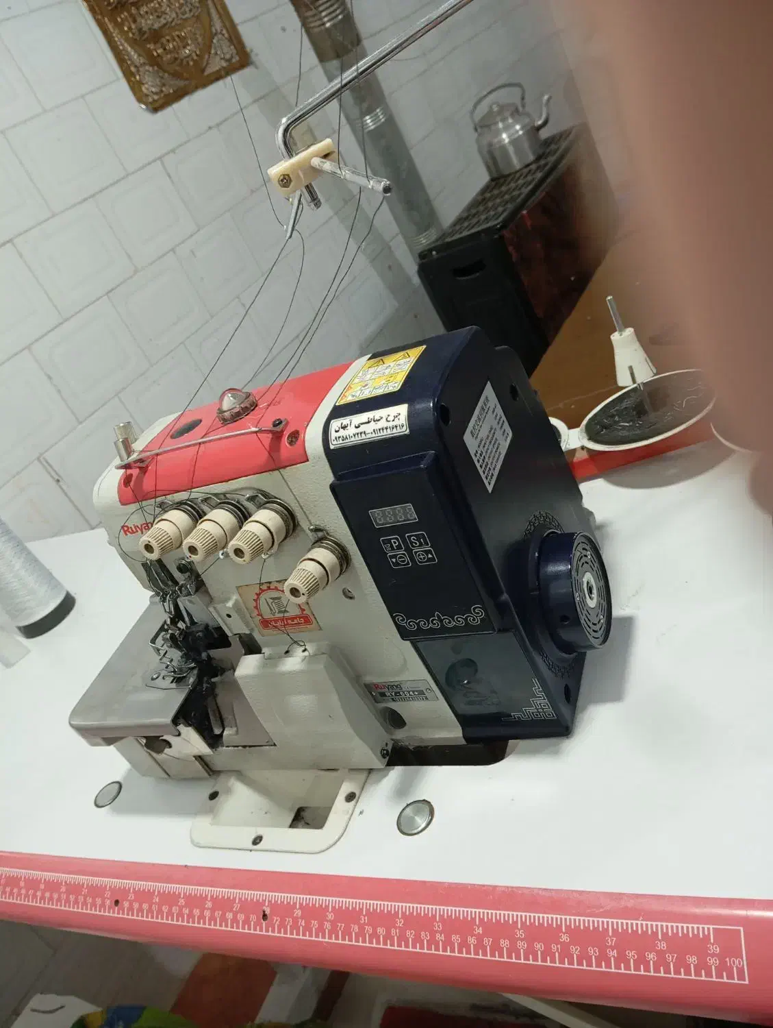 چرخ زیگزال 4نخ|چرخ خیاطی و ریسندگی|ضیاء آباد, |دیوار