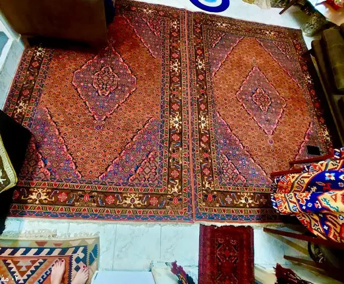 یک جفت فرش دست بافت ۶ متری|فرش|اسلام‌شهر, شهرک واوان|دیوار