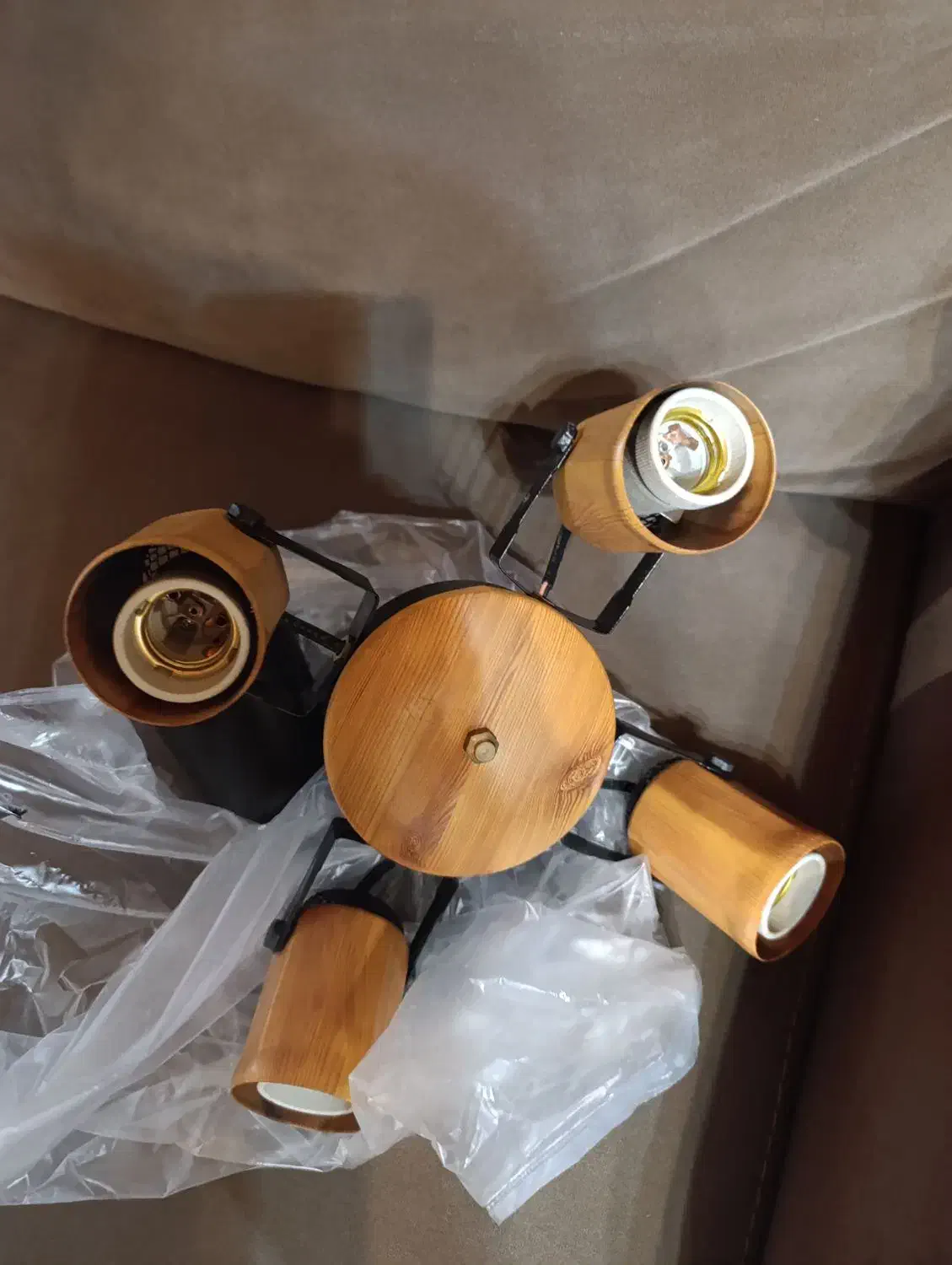 سه عدد لوستر سقفی|لوستر و چراغ آویز|عباس‌آباد, |دیوار