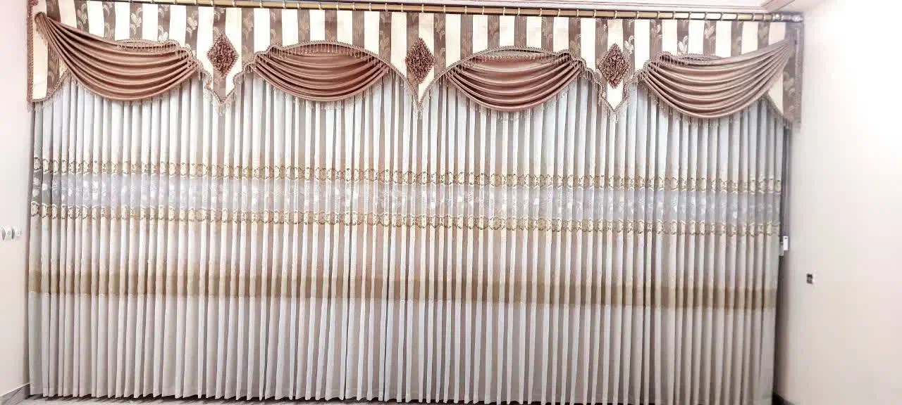 پرده منزل|پرده، رانر، رومیزی|قم, باجک دو|دیوار