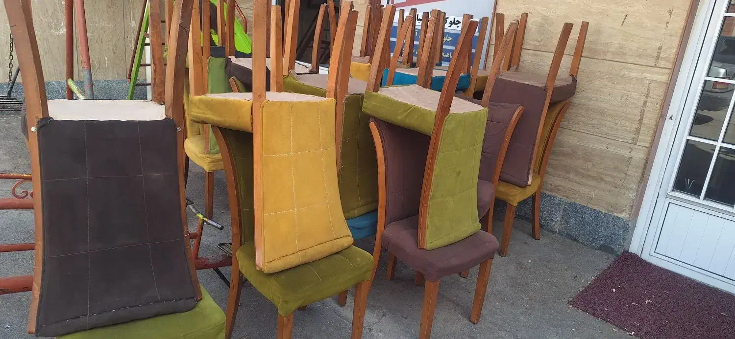 صندلی غذا خوری|میز و صندلی غذاخوری|سرعین, |دیوار