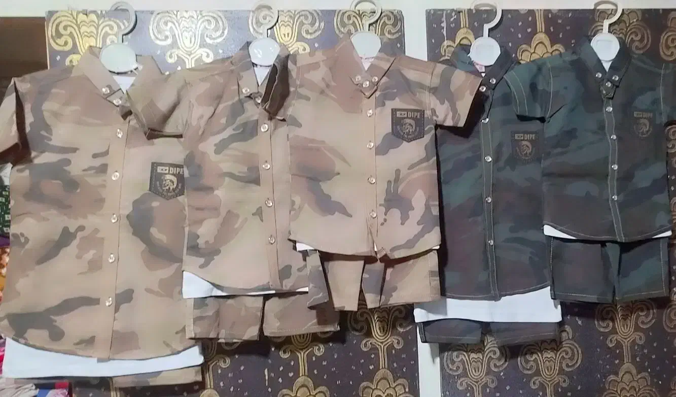 بلوز شلوارک ارتشی پسرونه|کفش و لباس بچه|اهواز, کوی علوی|دیوار