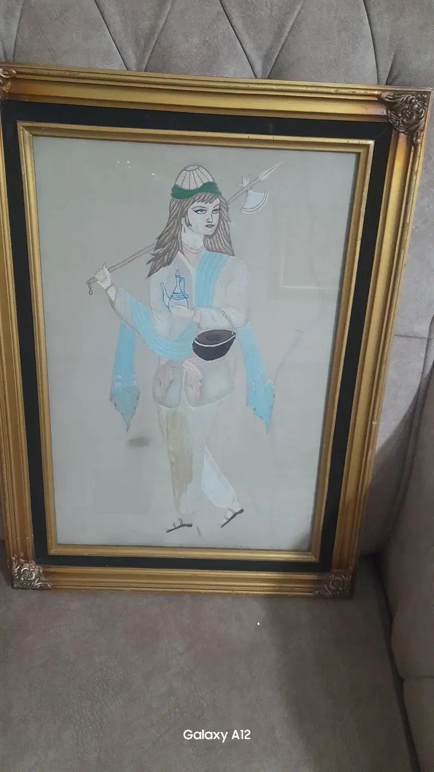 تابلو ابریشم دست دوز|کلکسیون اشیاء عتیقه|ملارد, |دیوار