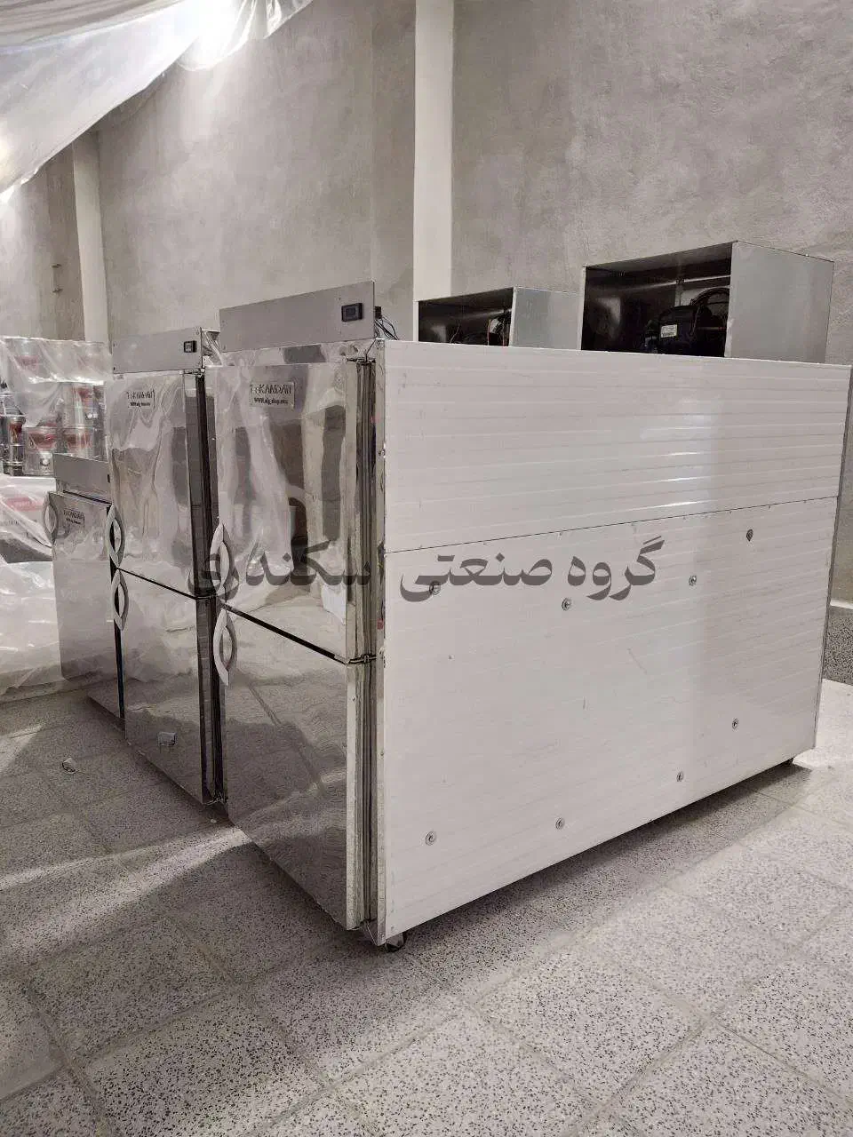 سردخانه 2 جسد یخچال نگهداری جنازه سرد خانه استیل|ماشین‌آلات صنعتی|ساری, |دیوار