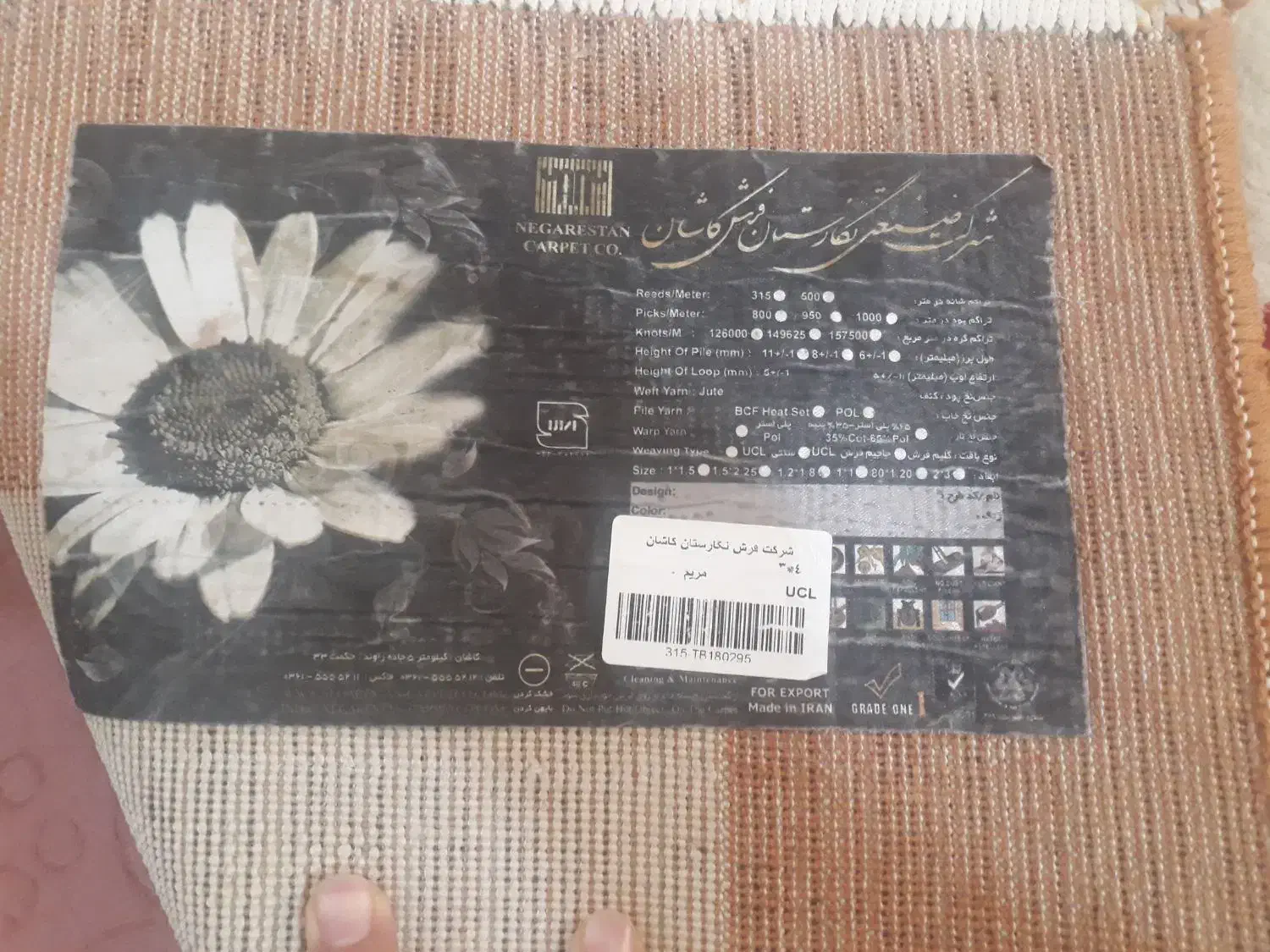 گلیم فرش ۱۲|گلیم، جاجیم، گبه|یاسوج, |دیوار