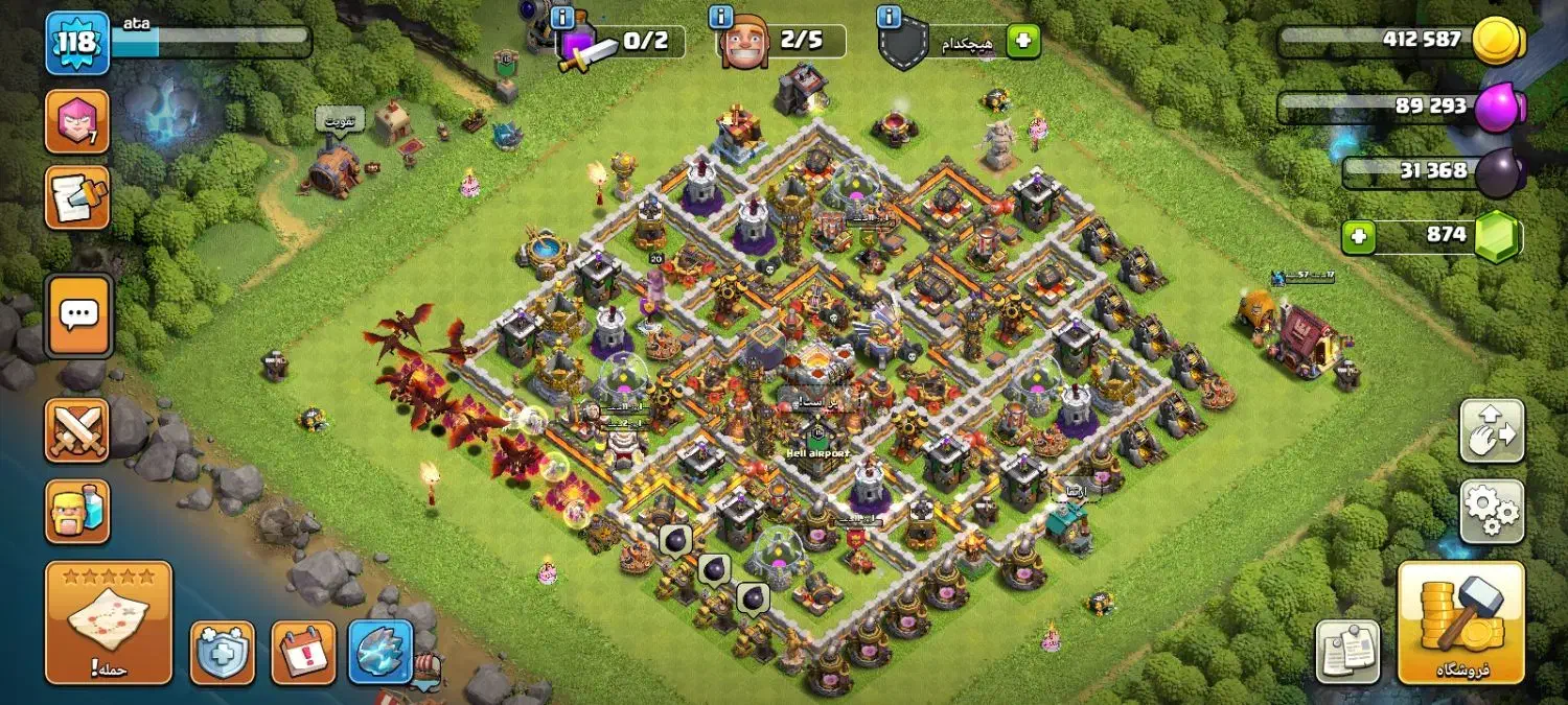 اکانت کلش اف کلنز|کنسول، بازی ویدئویی و آنلاین|چهاردانگه (تهران), |دیوار