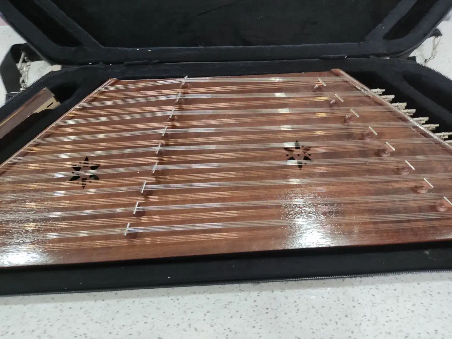 سنتور چوب گردو دست ساز|سازهای سنتی|یاسوج, |دیوار