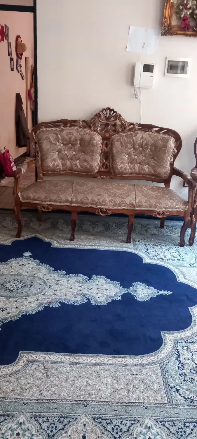 مبلمان سلطنتی...نو و تمیز|مبلمان خانگی و میز عسلی|خلخال, |دیوار