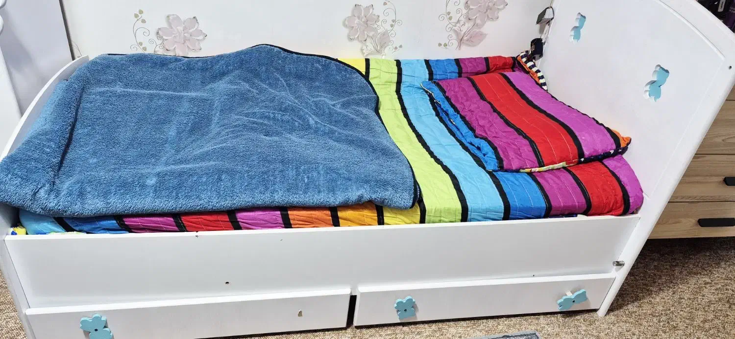 تخت دو منظوره کودک نوجوان|اسباب و اثاث بچه|چمران, |دیوار