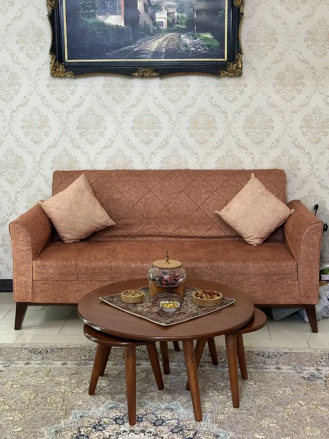 مبلمان چستر ۷ نفره|مبلمان خانگی و میز عسلی|تهران, شیوا|دیوار