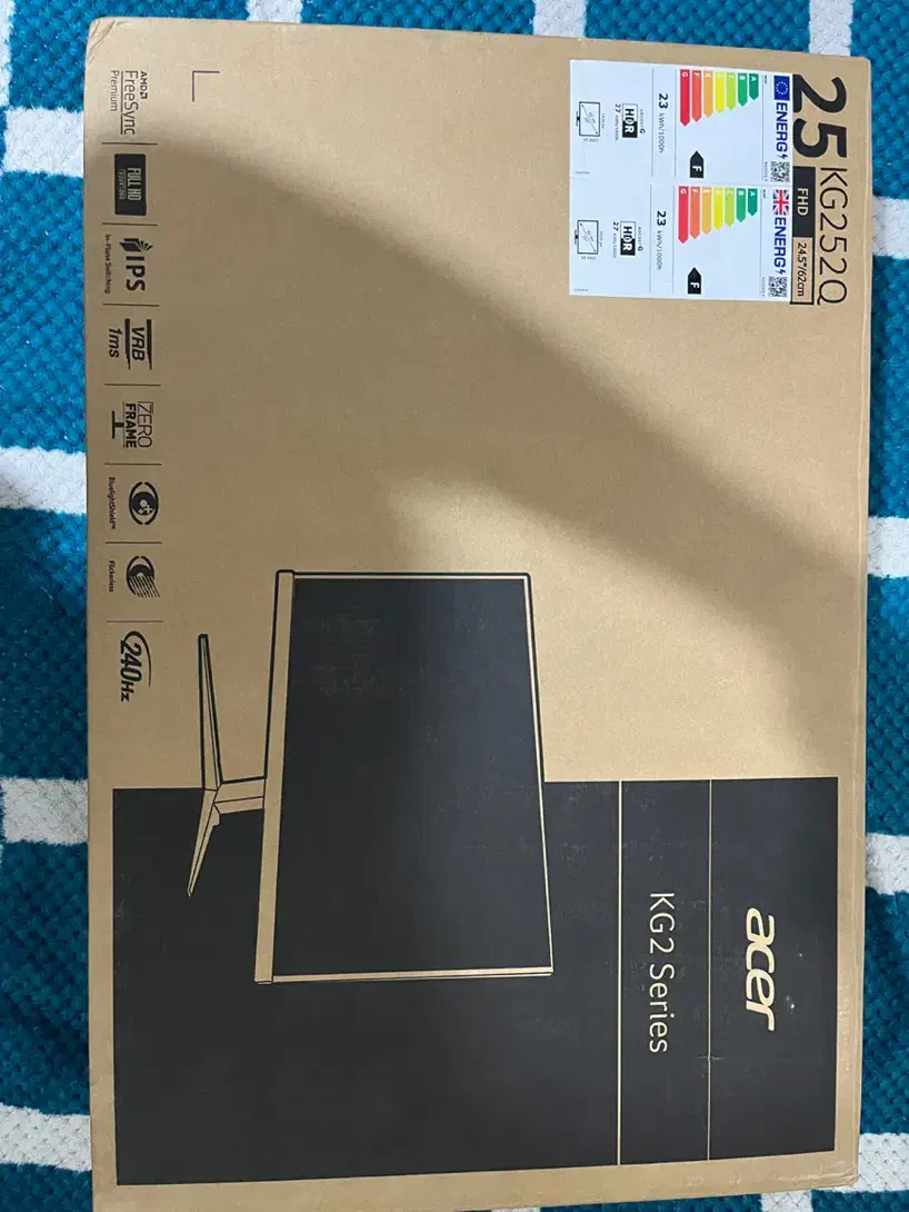 مانیتور گیمینگ ایسر ۲۴۰ هرتز|قطعات و لوازم جانبی رایانه|اصفهان, سپاهان‌شهر|دیوار