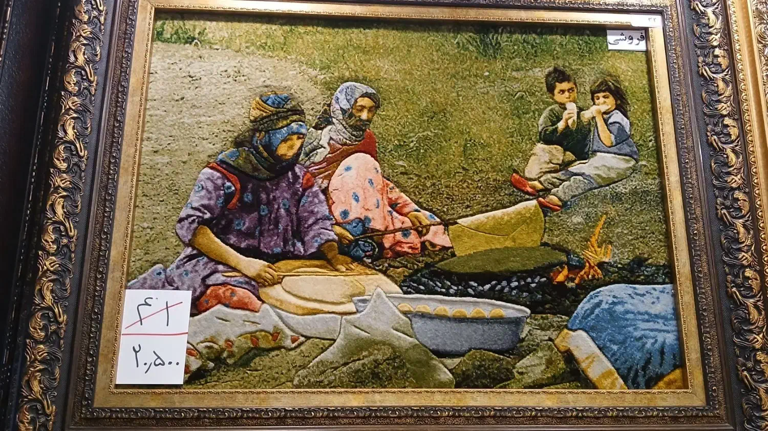 تابلوفرش دستباف تبریز|تابلو فرش|خرم‌آباد, |دیوار