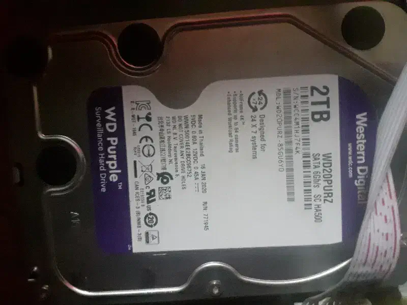 هارد بنفش|قطعات و لوازم جانبی رایانه|اهواز, زندوکیلی|دیوار