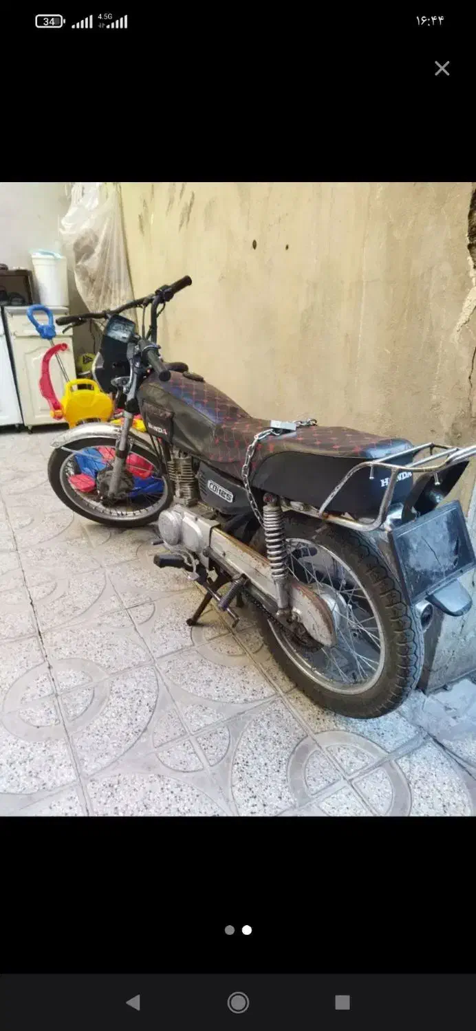 موتور۱۲۵مزایده|موتورسیکلت|شیروان (لرستان), |دیوار