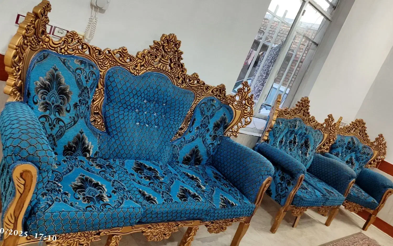 مبل سلطنتی|مبلمان خانگی و میز عسلی|عطاملک, |دیوار