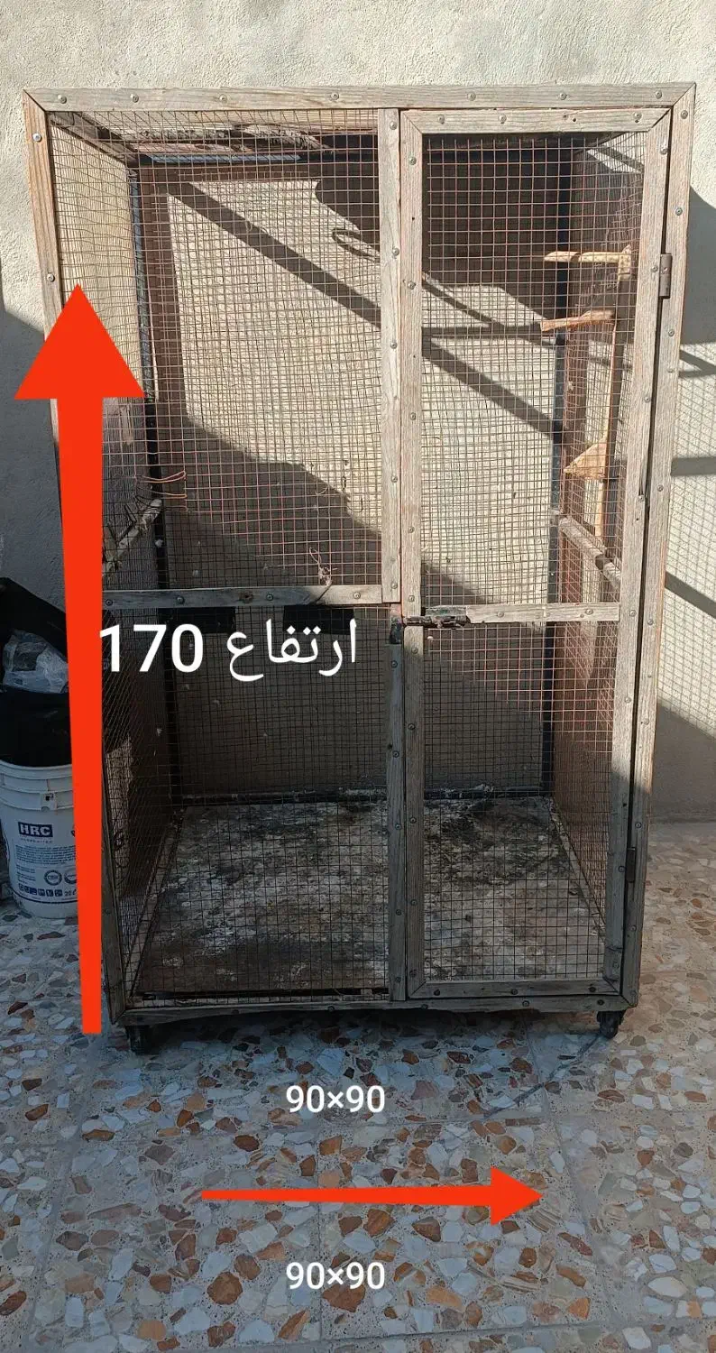 قفس.گنجه. قفس پرنده و کبوتر|لوازم جانبی حیوانات|کازرون, |دیوار