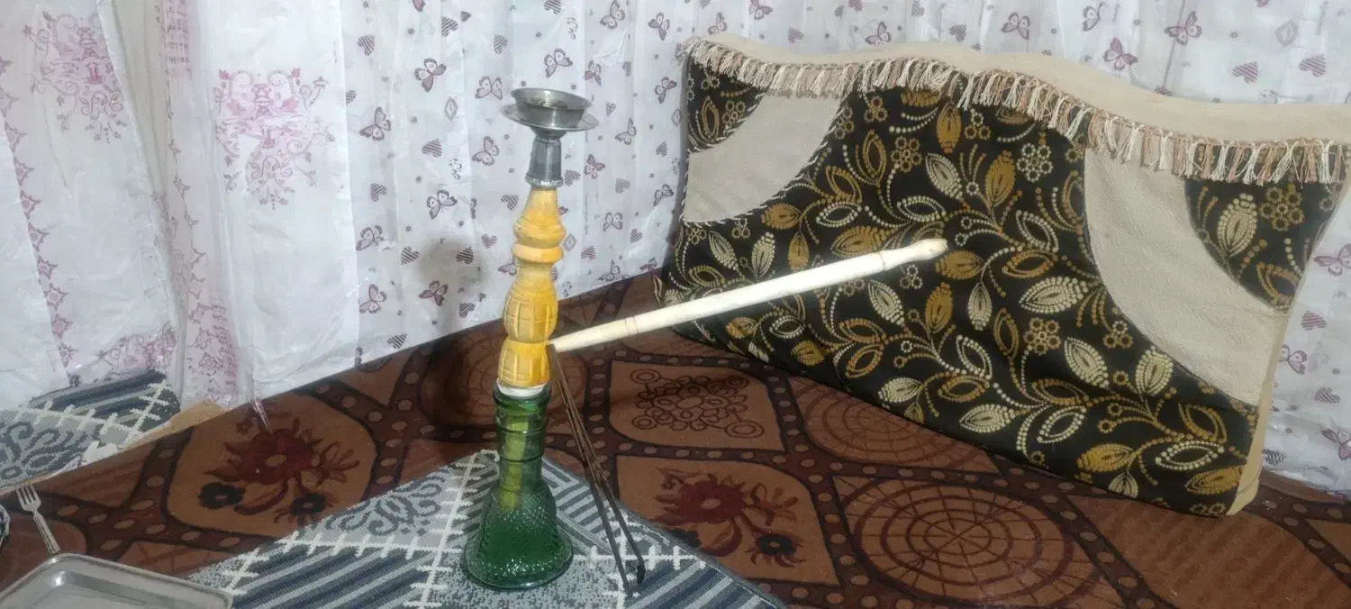 قلیون تنه چوبی|صنایع دستی و سایر لوازم تزئینی|مشهد, عیدگاه|دیوار