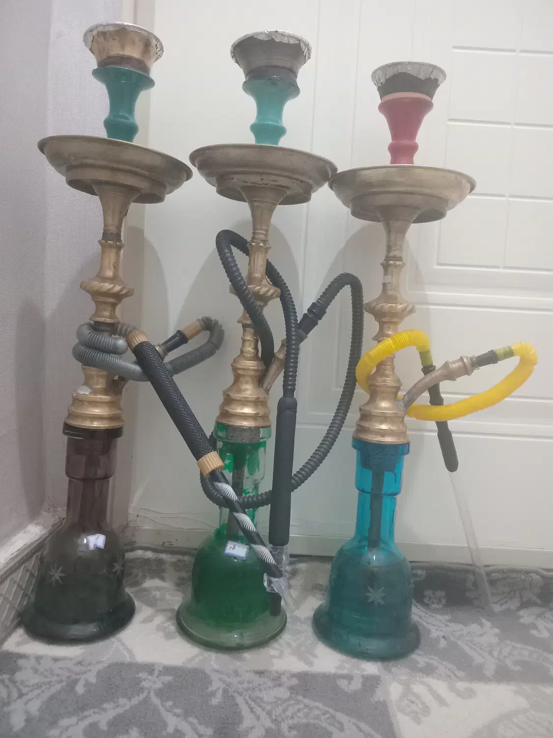 قلیان تنه برنجی|کلکسیون و سرگرمی|ابهر, |دیوار