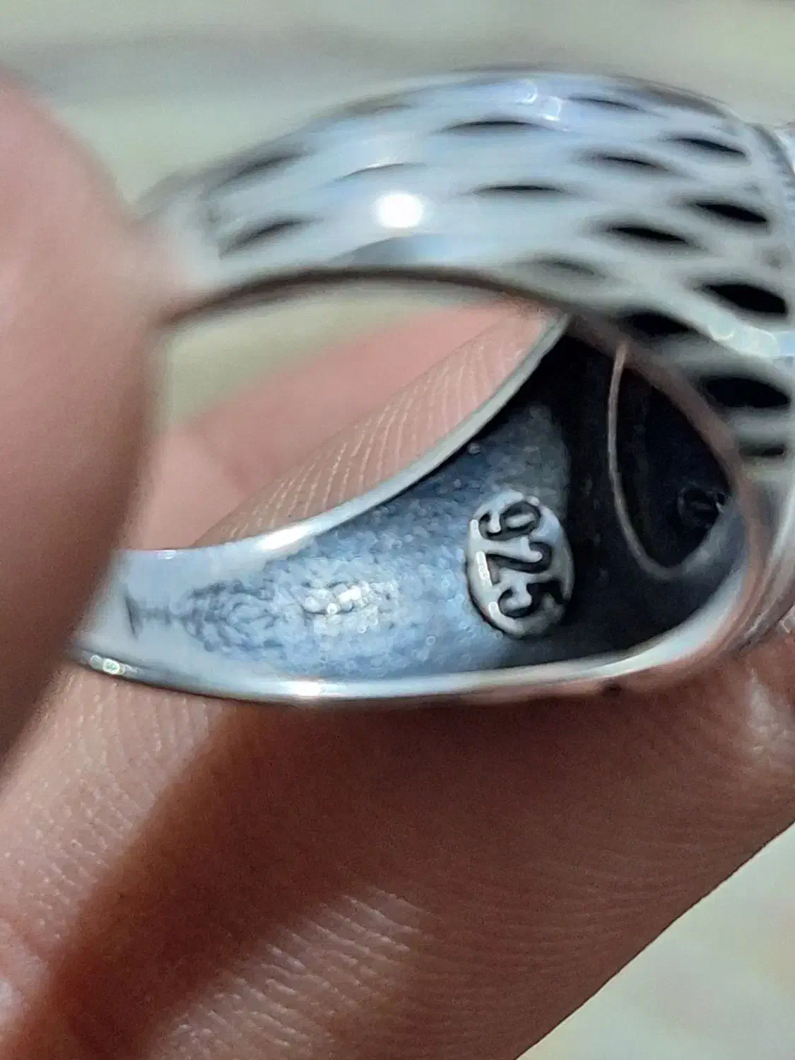 انگشتر نقره مردونه|جواهرات|گرمسار, |دیوار