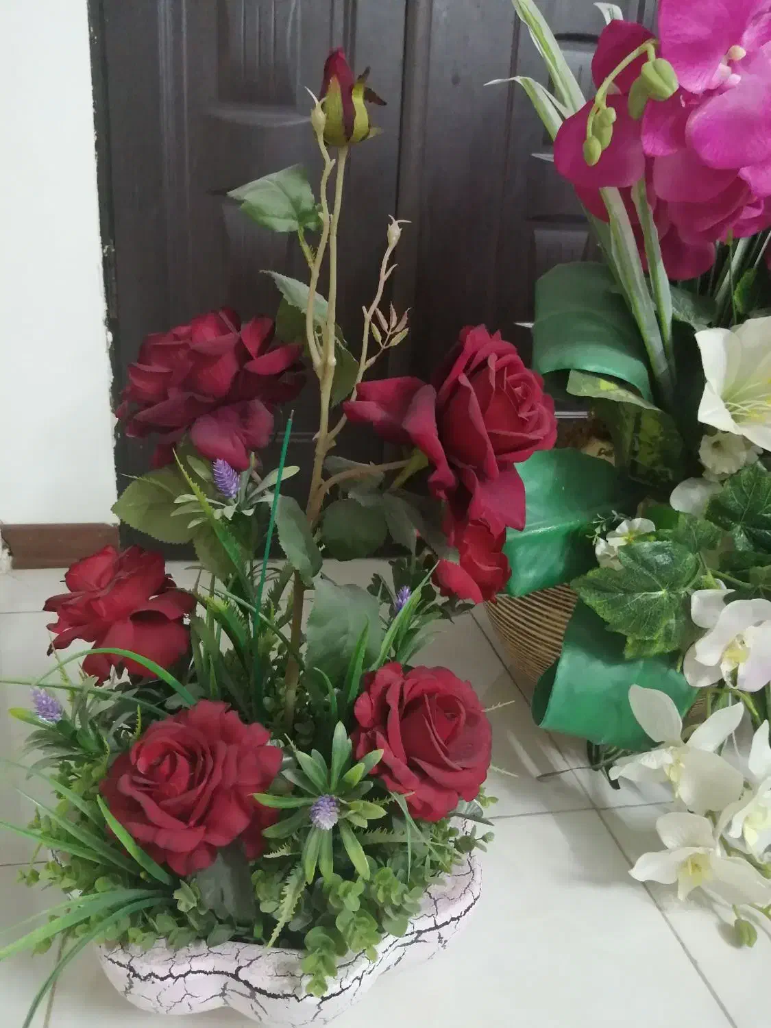 گلهای زیبا و درحد نو فقط 500|گل مصنوعی|مشهد, نوید|دیوار