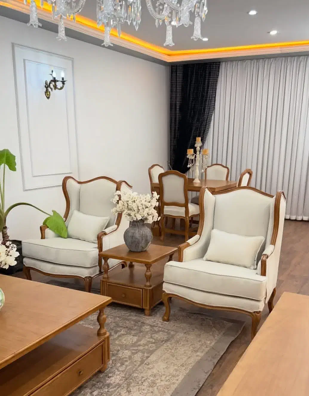 مبل کلاسیک مینیمال|مبلمان خانگی و میز عسلی|نیشابور, ده حلاج|دیوار