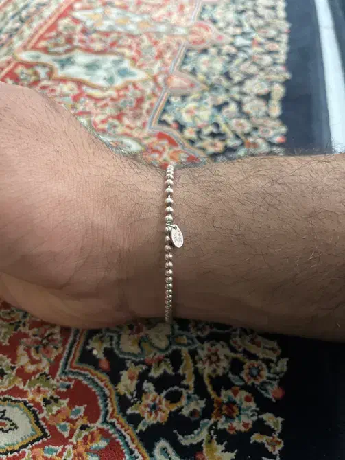 دستبند نقره ساچمه ای|جواهرات|اصفهان, شیخ اشراق|دیوار