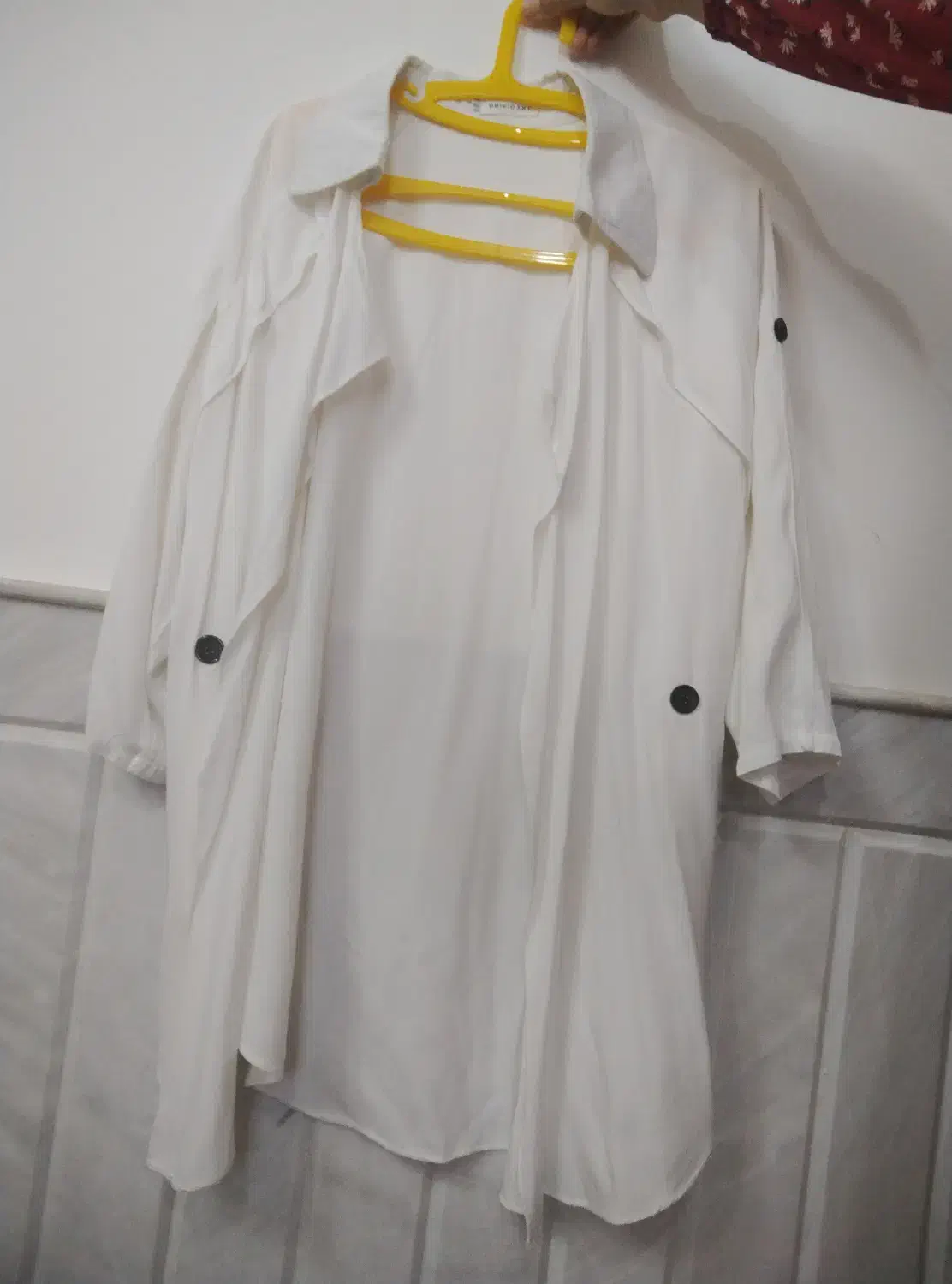 مانتو سفید (نو)|لباس|آران و بیدگل, |دیوار