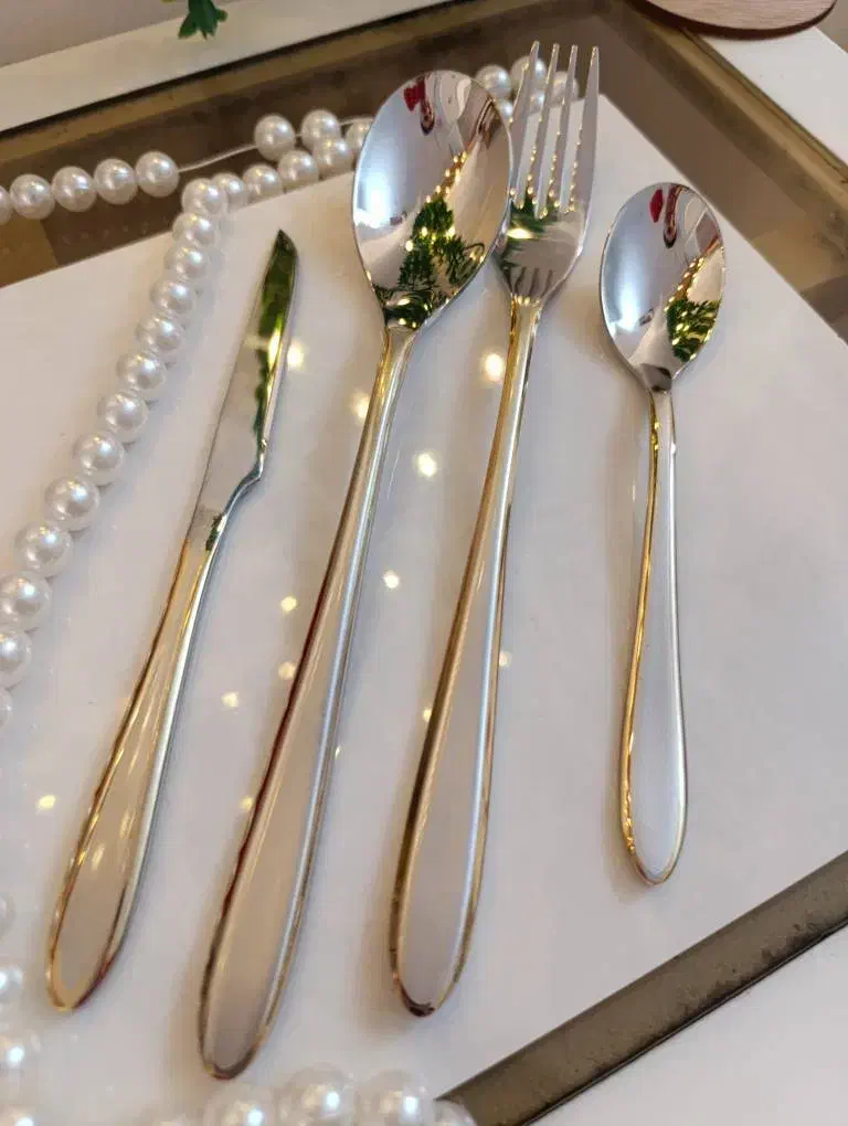 سرویس قاشق چنگال  آکبند خارجی کنسول چوبی|ظروف سرو و پذیرایی|تهران, نیروی هوایی (پیروزی)|دیوار