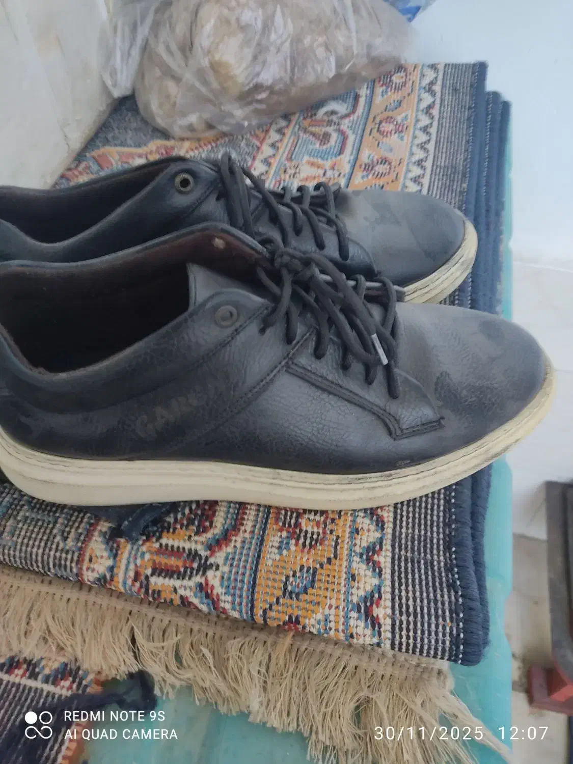 کفش مشکی مردانه رنگ مشکی|کیف، کفش، کمربند|یاسوج, |دیوار