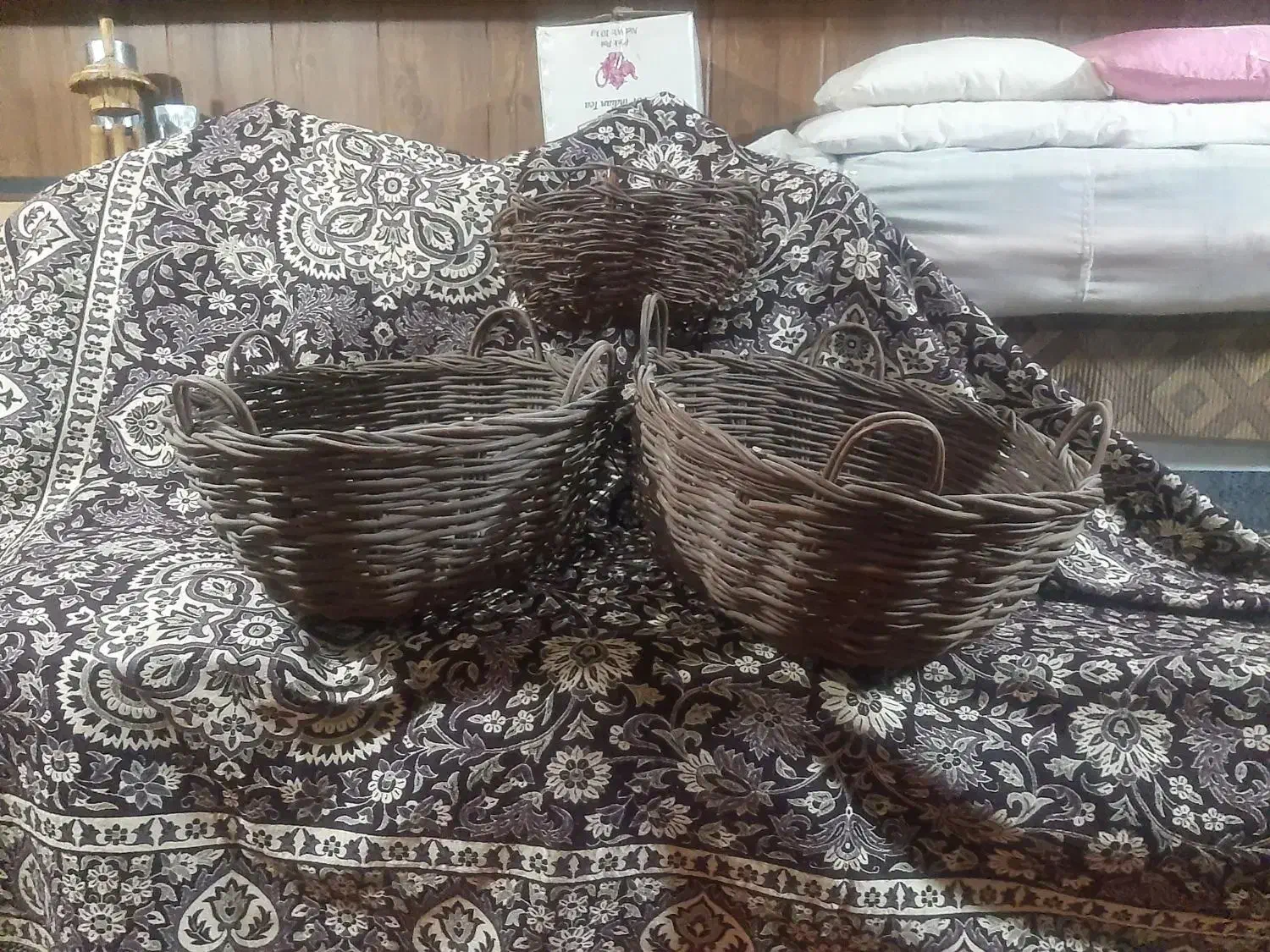 سبد چوبی|صنایع دستی و سایر لوازم تزئینی|اصفهان, گورتان|دیوار