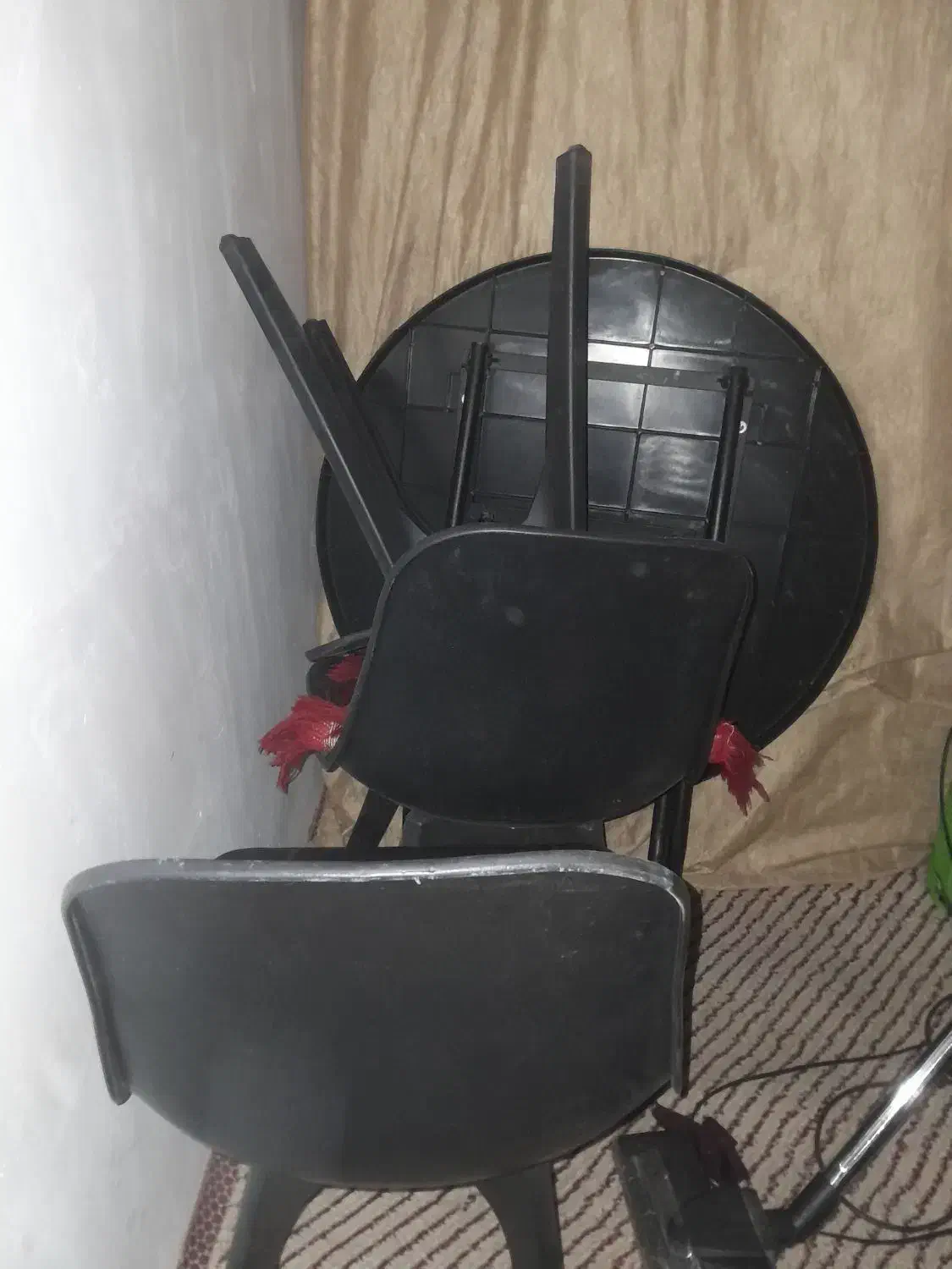 دو جفت میزوصندلی صفر|میز و صندلی غذاخوری|مشگین شهر, |دیوار