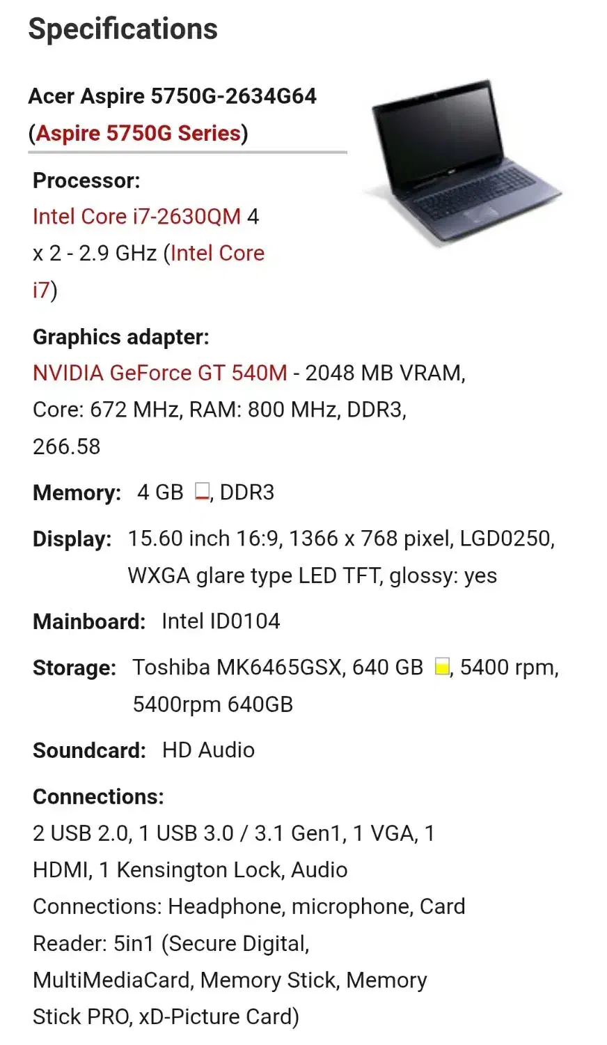 لپتاپ Acer 5750G|رایانه همراه|تهران, باغ فیض|دیوار