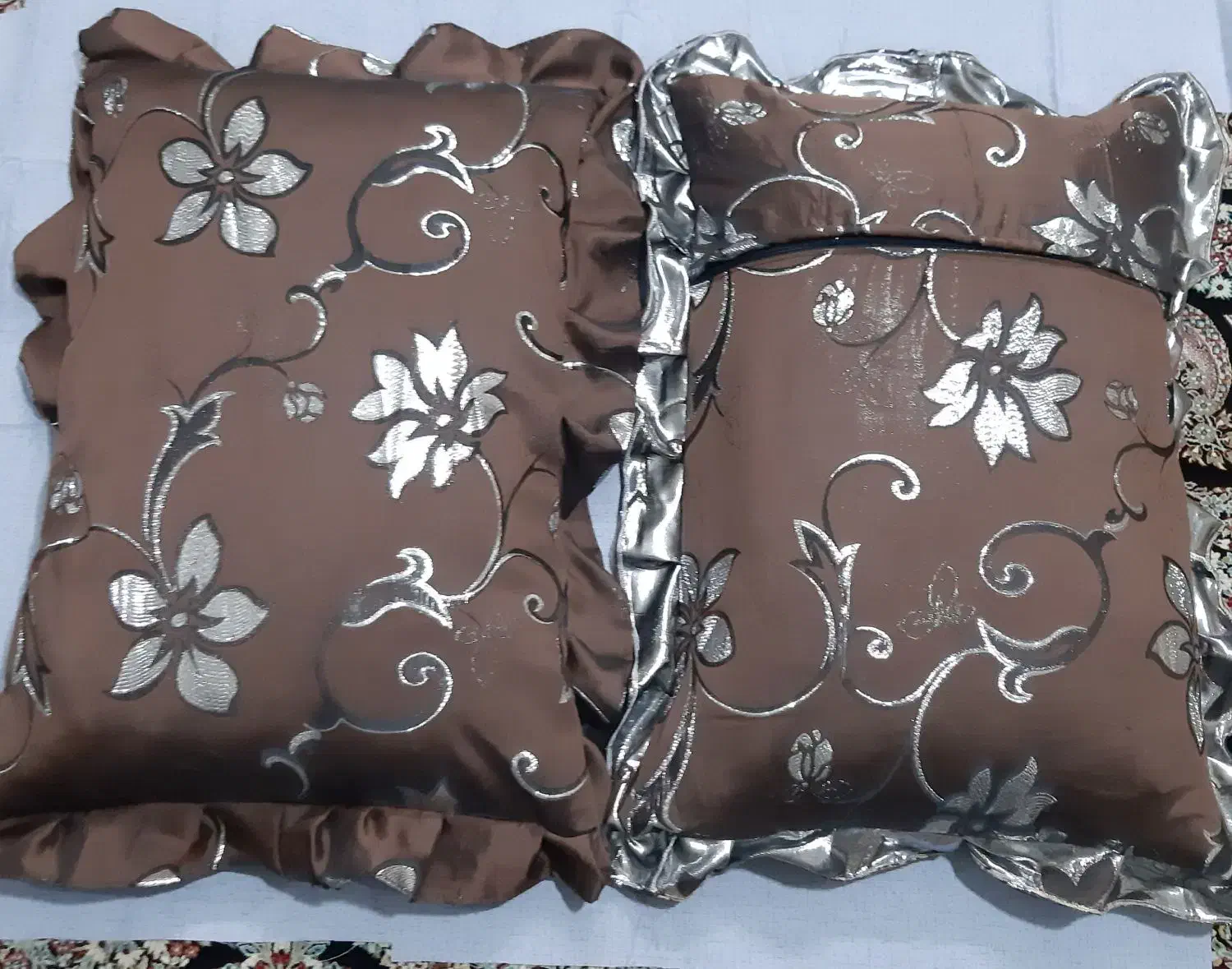 روبالشتی ساتین دورچین دار|سرویس روتختی|تهران, شمشیری|دیوار