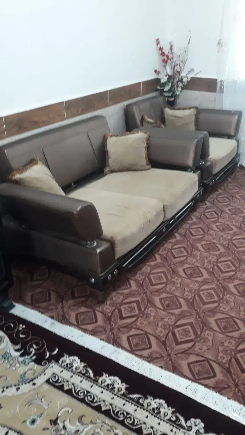 فروش فوری مبل ۷نفره ترک|مبلمان خانگی و میز عسلی|گنبد کاووس, |دیوار